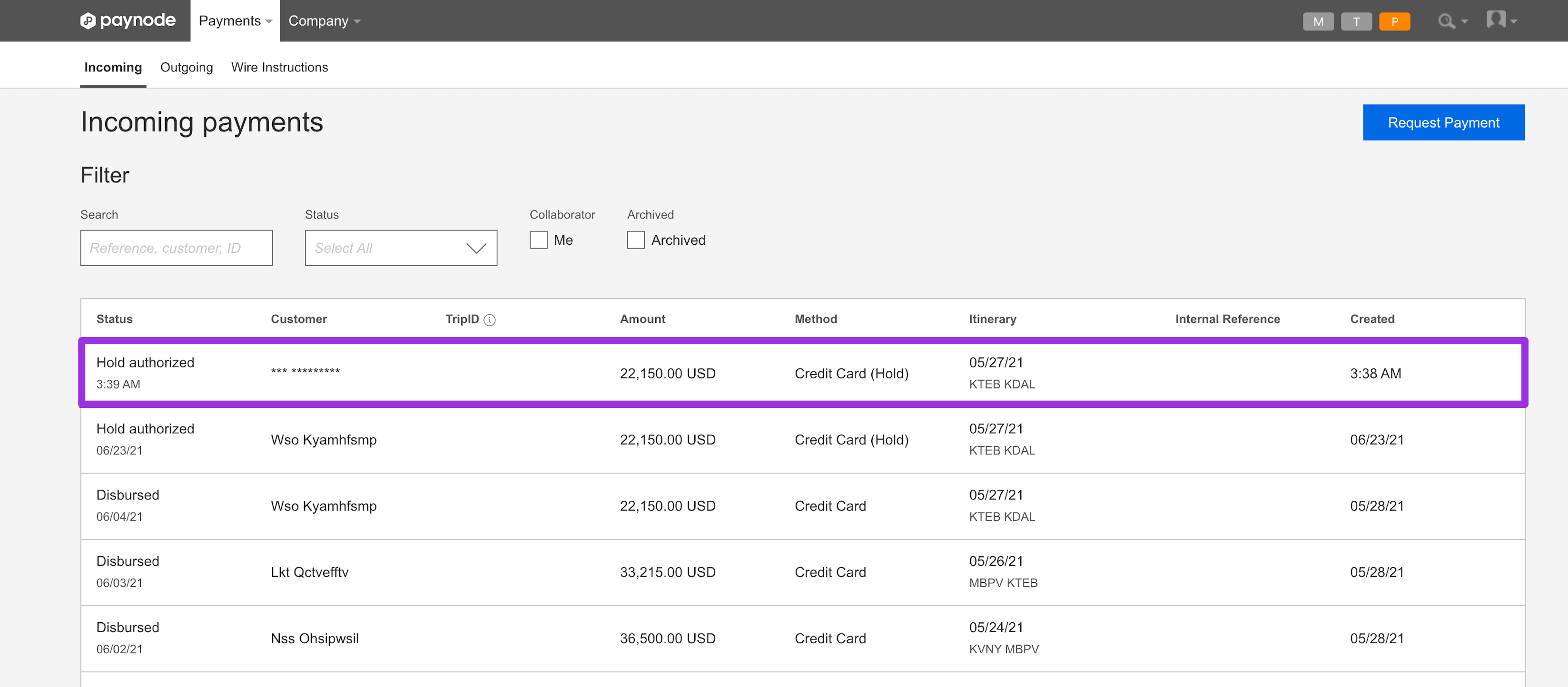 Credit Card Holds Avinode Group