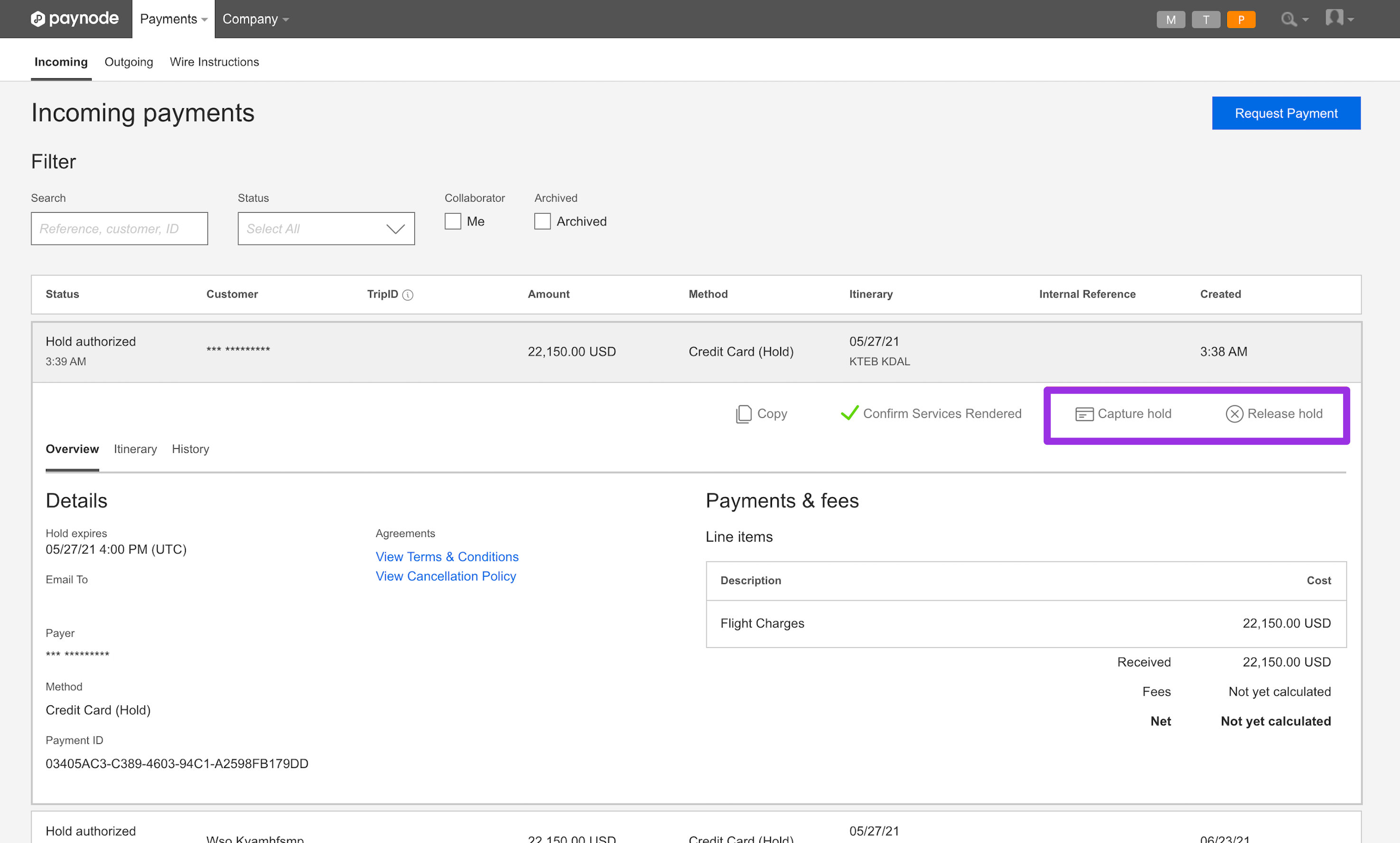 Credit Card Holds Avinode Group